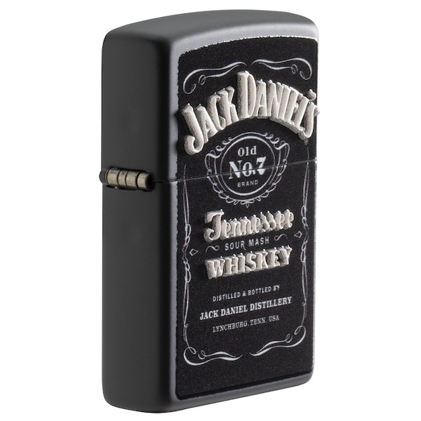 Zippo 2024 Zippo Jack Daniel'S Whiskey Black Matte, ZIP-49281 - main